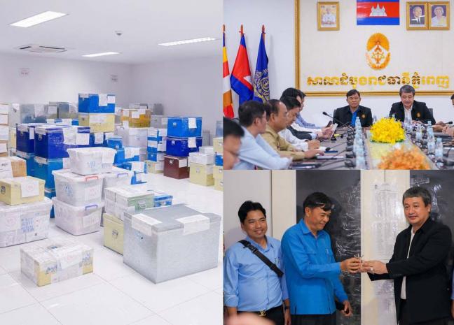 តុលាការក្រុងភ្នំពេញ ប្រគល់វត្ថុតាងគ្រឿងញៀនប្រមាណជាង៥តោន ទៅអាជ្ញាគ្រឿងញៀន យកទៅដុតបំផ្លាញចោល